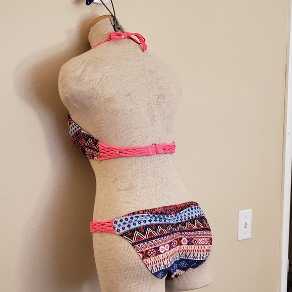 Bikini blue pink bottom and top - Picture 2 of 3